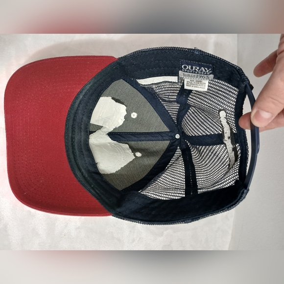 Game GUARD Stylish Red and White Men's Cap - Picture 7 of 8